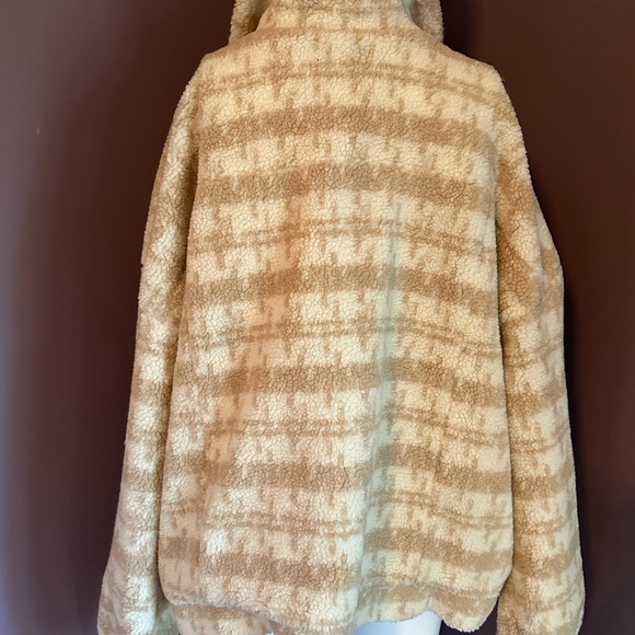 NWT Gilli Beige/Cream Sherpa Jacket, Size 1X - Picture 5 of 14
